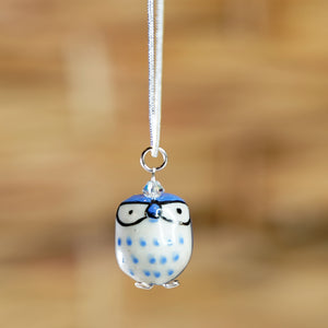 Silver Plated Wisdom Owl Necklace