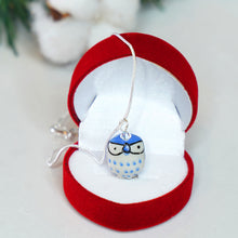 Load image into Gallery viewer, Silver Plated Wisdom Owl Necklace