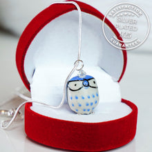 Load image into Gallery viewer, Silver Plated Wisdom Owl Necklace