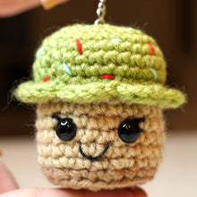 Load image into Gallery viewer, Keychains in Crochet Cupcakes