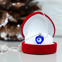 Load image into Gallery viewer, Silver Plated Lucky Eye Necklace