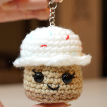 Load image into Gallery viewer, Keychains in Crochet Cupcakes